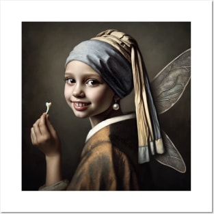 Pearl Earring Tooth Fairy Tee - National Tooth Fairy Day Celebration Posters and Art